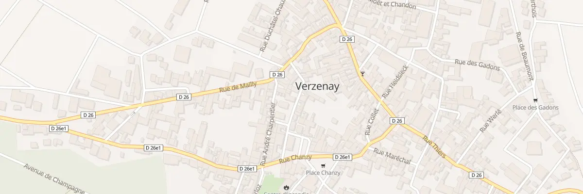 Plan du 8 Rue du Paradis à Verzenay