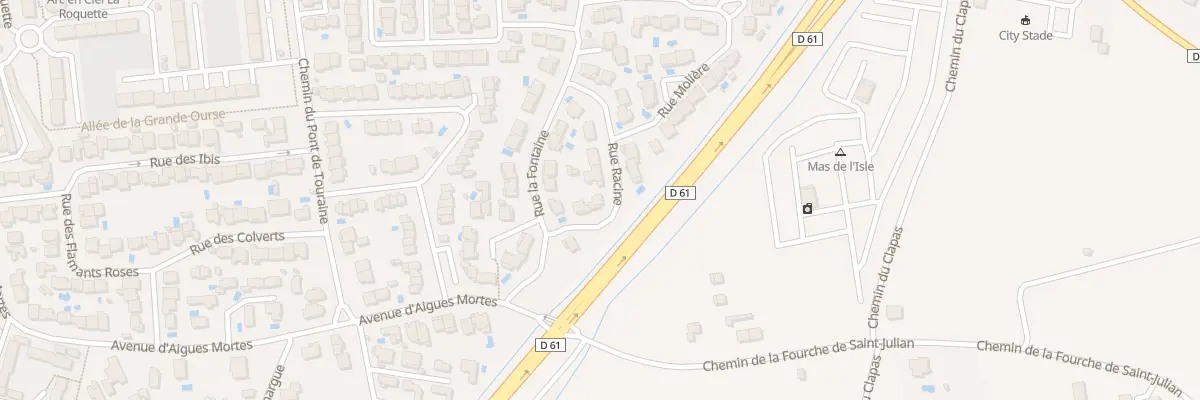 Plan du 44 Rue Racine à Lunel