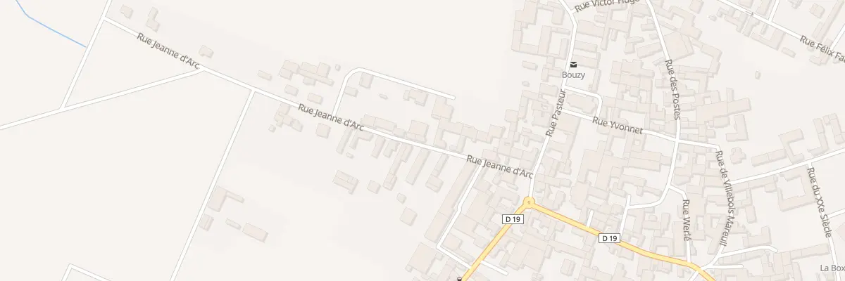 Plan du 14 Rue Jeanne d’Arc à Bouzy