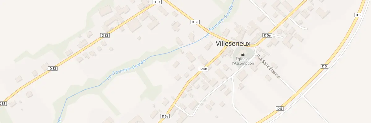 Plan du 4 Rue de la Liberation à Villeseneux