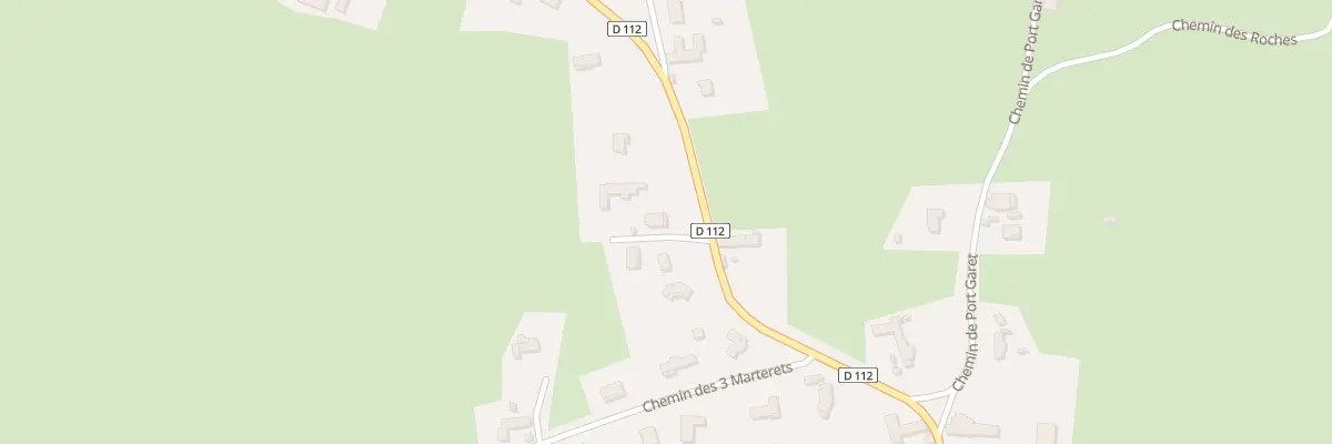 Plan du 103 Rte de St Georges de Baroille à Nervieux