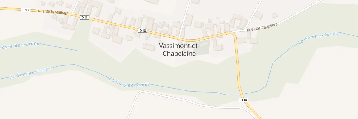 Plan du 6 Rue de la Nativité à Vassimont-et-Chapelaine
