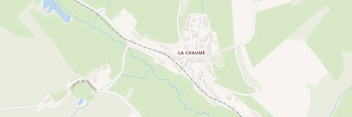 Plan du 31 La Chaume à Cussy-en-Morvan