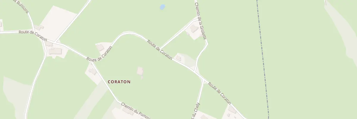Plan du 971 Rte de Coraton à Fleury-la-Montagne
