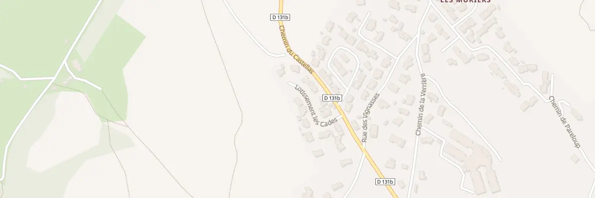 Plan du 5 Lot les Cades à Rousson