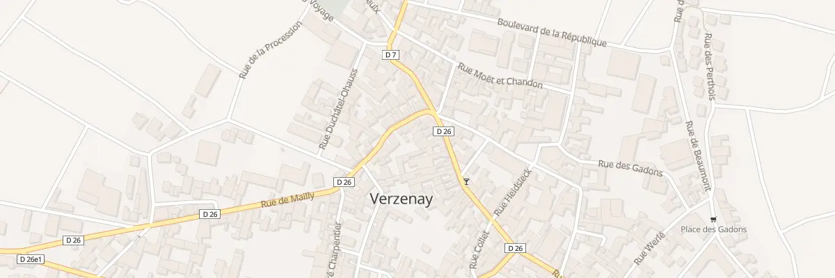 Plan du 3 Rue de Mailly à Verzenay