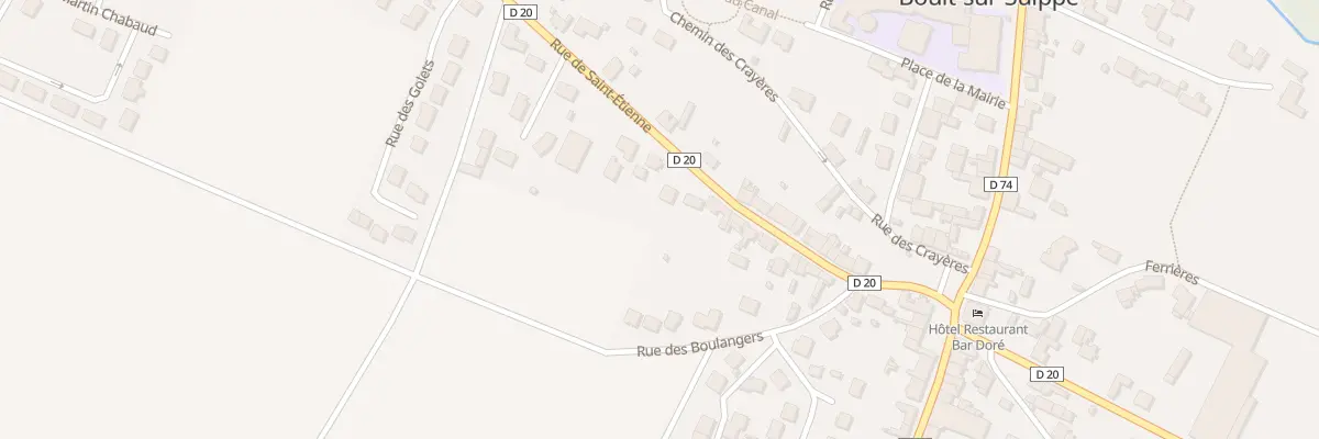 Plan du 31 Rue de St Etienne à Boult-sur-Suippe