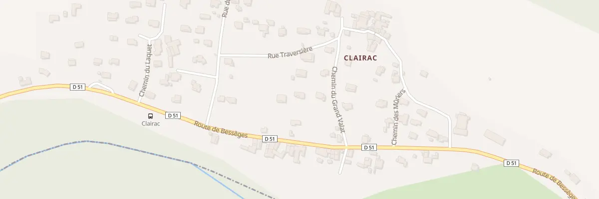 Plan du 91 Che du Grand Valat à Meyrannes