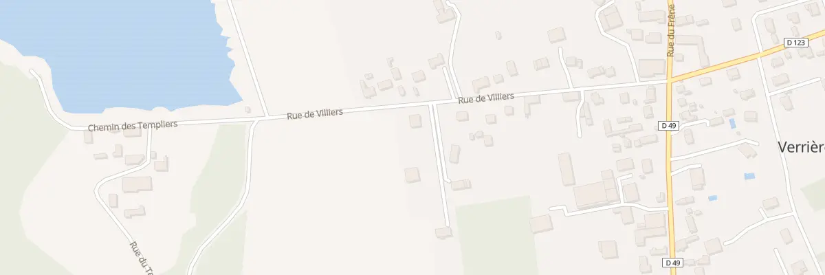 Plan du 23 Rue de Villiers à Verrières