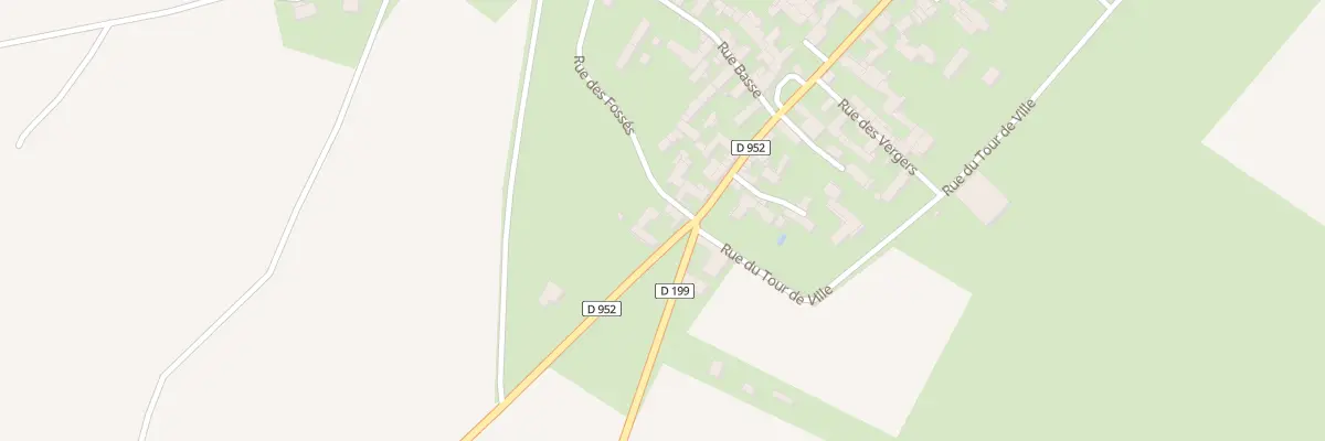 Plan du 2 Rte de Tonnerre à Rugny