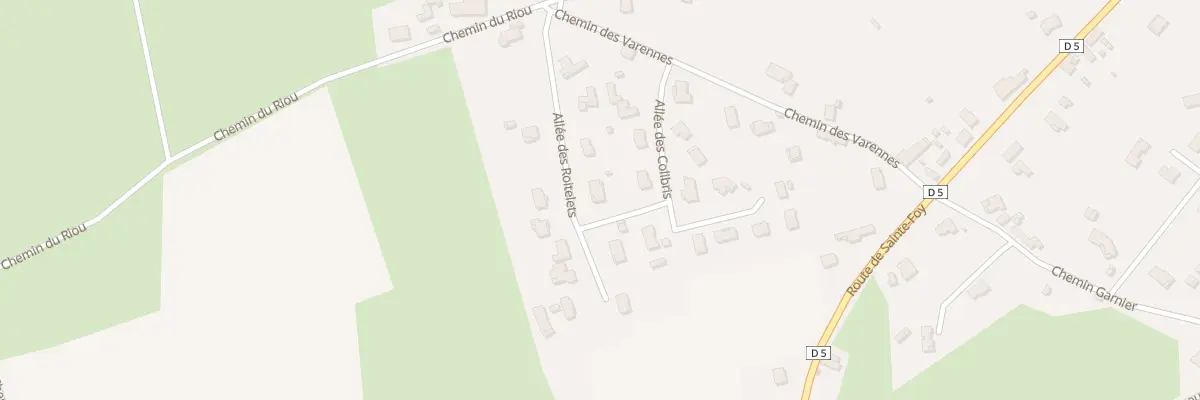 Plan du 7 All des Roitelets à Nervieux