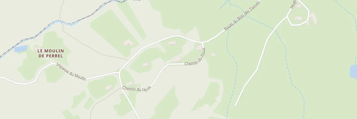 Plan du 110 Che du Houx à Araules