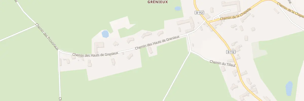 Plan du 7 Che des Hauts de Grenieux à Nervieux