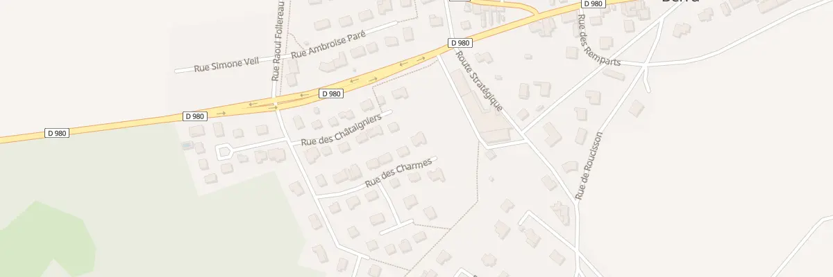Plan du 11 Rue des Charmes à Berru