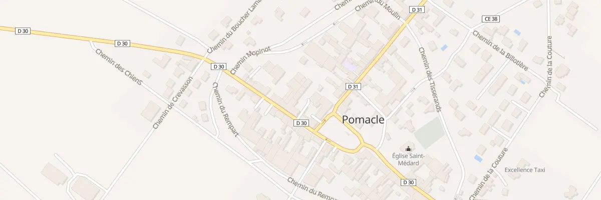 Plan du 2B Rue du Borniet à Pomacle
