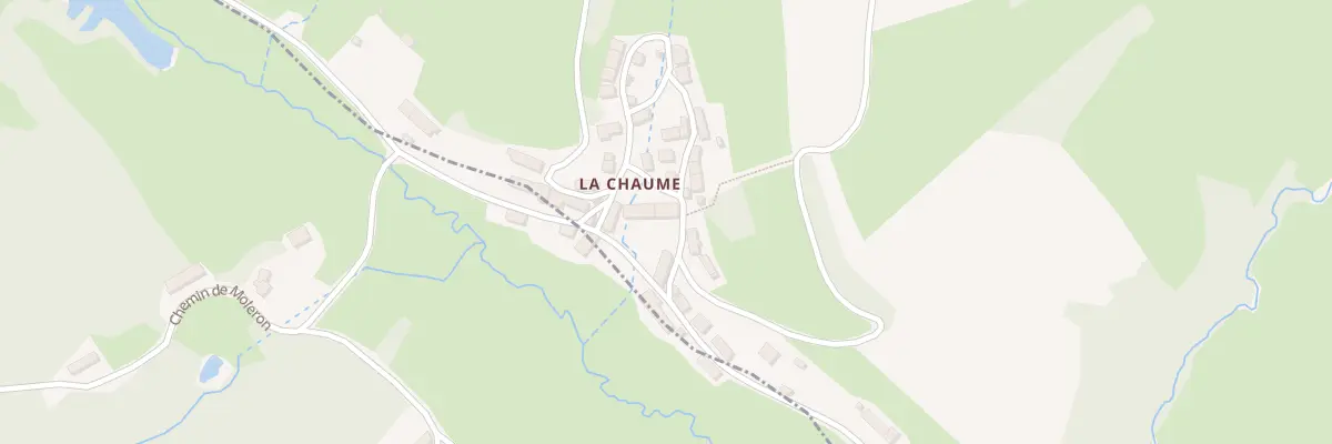 Plan du 25 La Chaume à Cussy-en-Morvan
