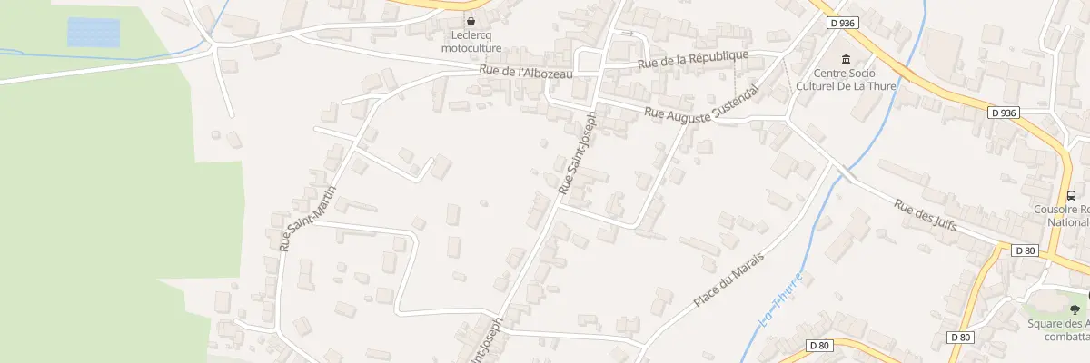 Plan du 32 Rue Saint Joseph à Cousolre
