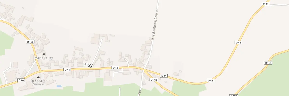 Plan du 3X Rue du Moulin à Vent à Pisy