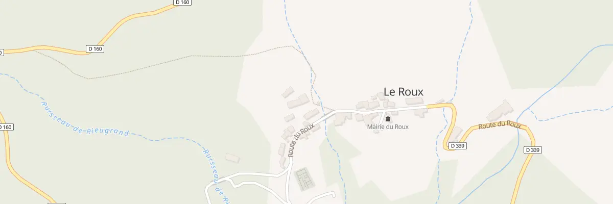 Plan du 5040 Le Village au Roux