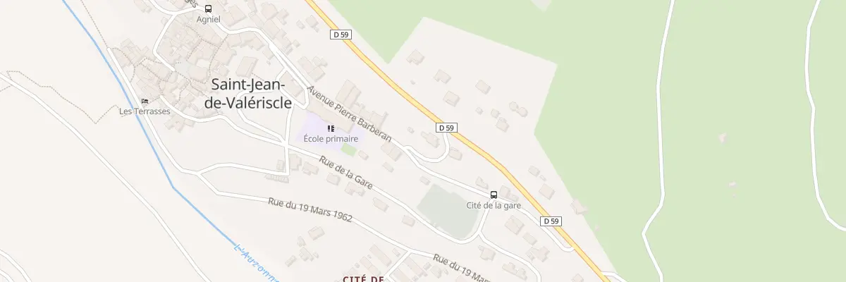 Plan du 949 Rte Departementale 59 à Saint-Jean-de-Valériscle