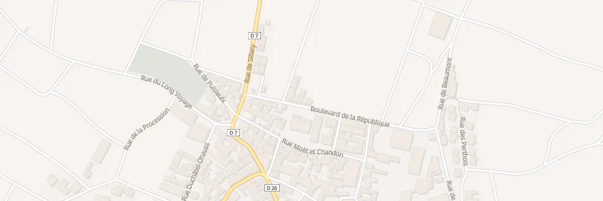 Plan du 3 Bd de la République à Verzenay
