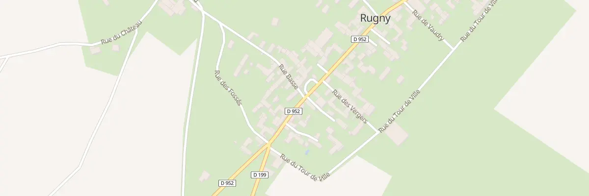Plan du 5 Gr Grande Rue à Rugny