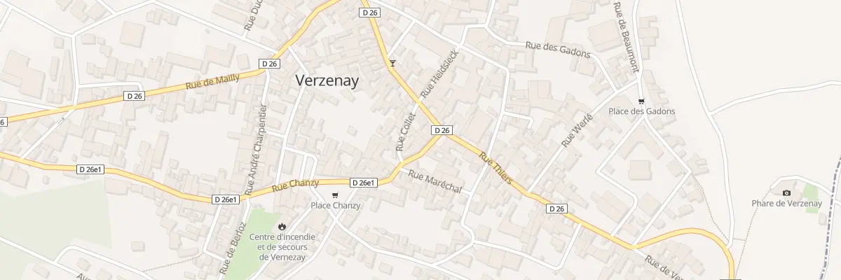 Plan du 2 Rue Chanzy à Verzenay
