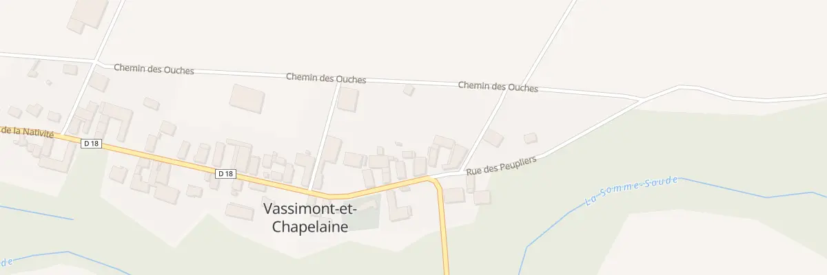 Plan du 3 Rue de la Nativité à Vassimont-et-Chapelaine