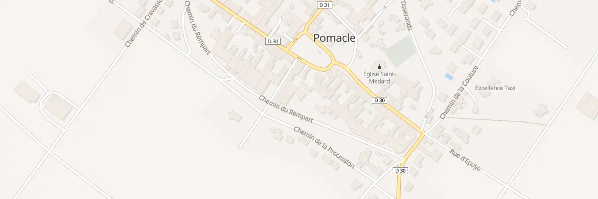 Plan du 3 Che du Rempart à Pomacle