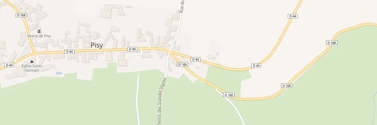 Plan du 2 Rue du Ravry à Pisy