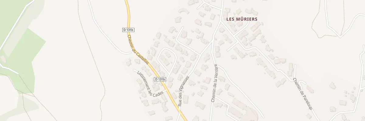 Plan du 8 Lot le Pied du Castellas à Rousson