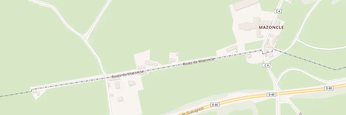 Plan du 5067 Mazoncle à Marly-sur-Arroux