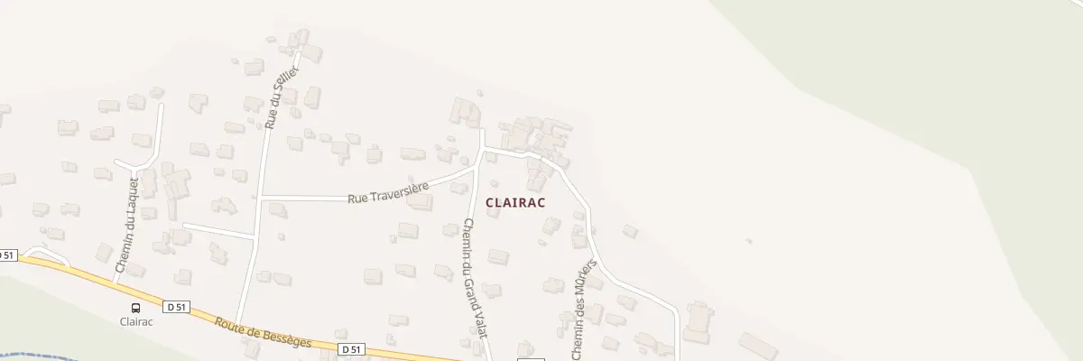 Plan du 25 Rue du Vieux Clairac à Meyrannes