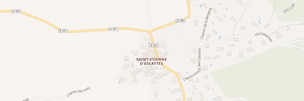 Plan du 5145 Ham de St Etienne d’Escatt à Souvignargues
