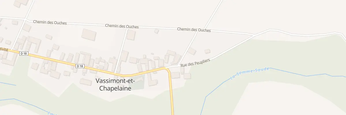 Plan du 1 Rue de la Nativité à Vassimont-et-Chapelaine