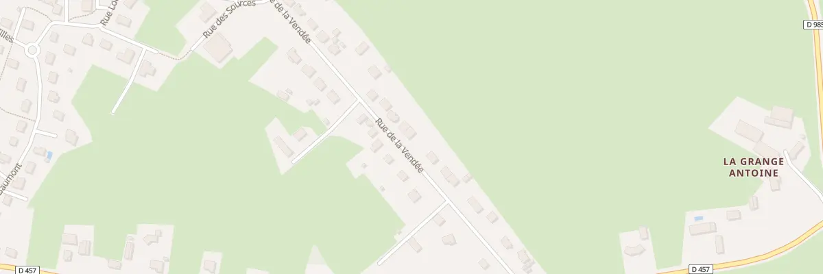 Plan du 55 Rue de la Vendée à Toulon-sur-Arroux