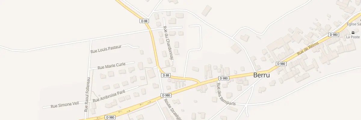 Plan du 3 Rue du Petit Meslier à Berru