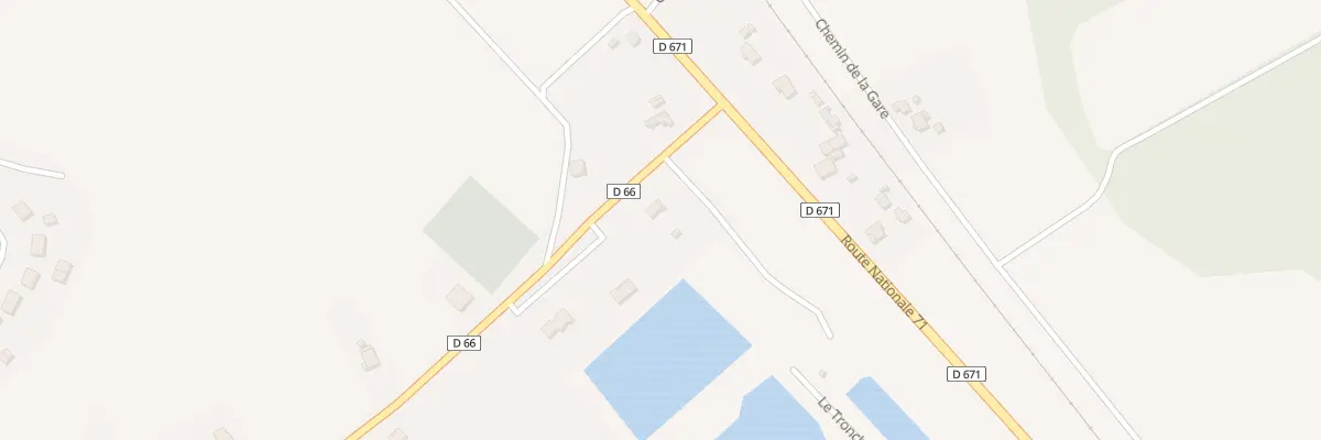 Plan du 1 Rue du Stade à Saint-Thibault