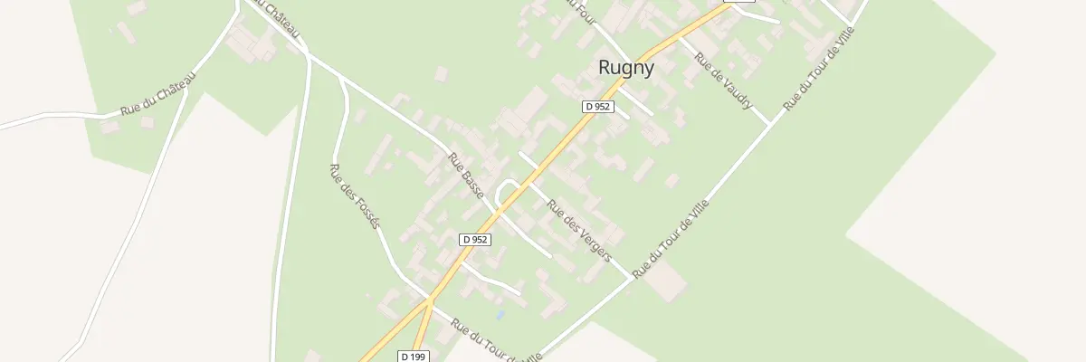 Plan du 1 Rue des Vergers à Rugny