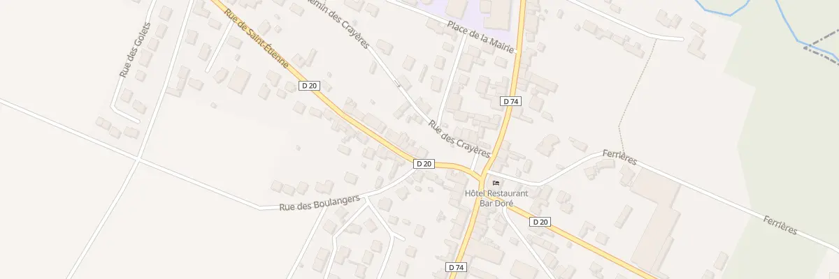 Plan du 6 Rue de St Etienne à Boult-sur-Suippe