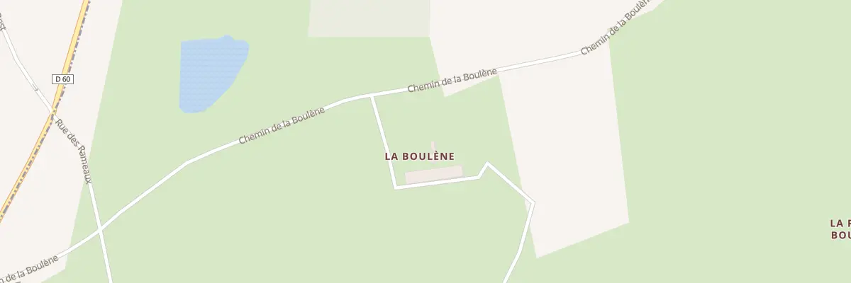 Plan du 1325 Che de la Boulène à Magneux-Haute-Rive