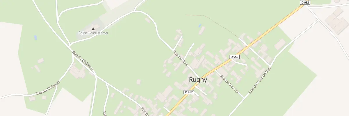 Plan du 7 Rue du Four à Rugny