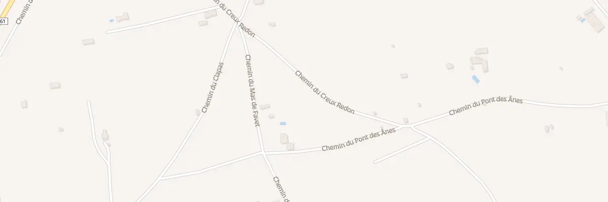 Plan du 512 Che du Mas de Favet à Lunel