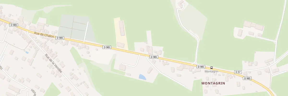 Plan du 1 Rue de Montagrin à Toulon-sur-Arroux
