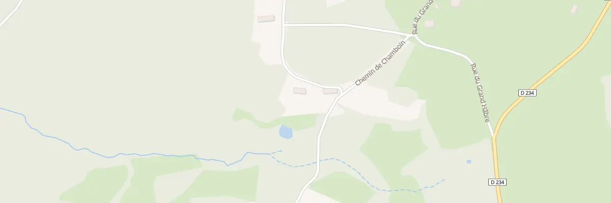 Plan du 6 Che de Chamboin à Alligny-en-Morvan