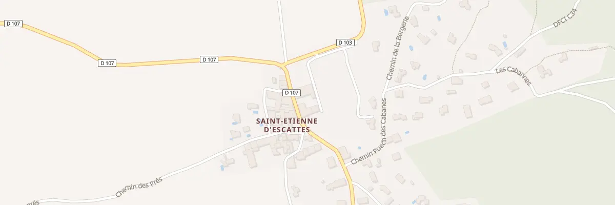 Plan du 5155 Ham de St Etienne d’Escatt à Souvignargues