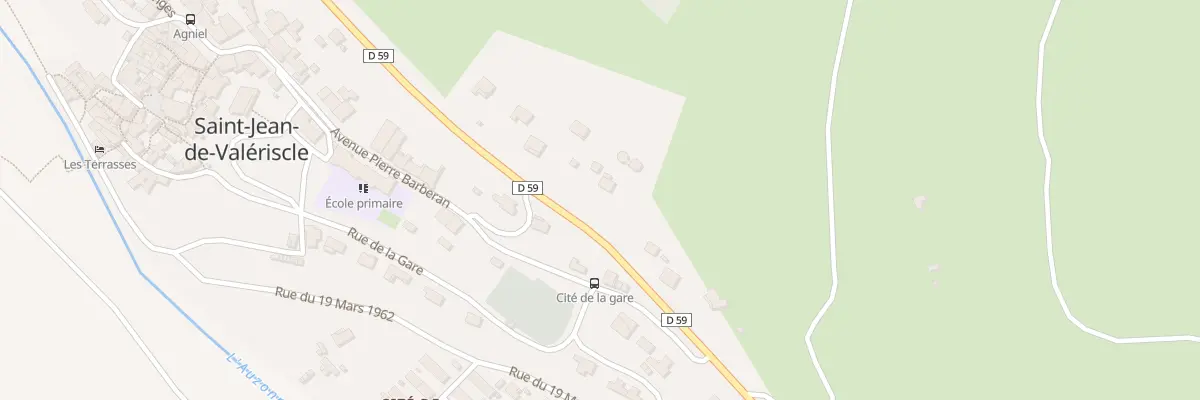 Plan du 970 Rte Departementale 59 à Saint-Jean-de-Valériscle