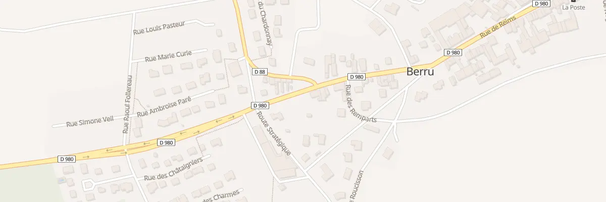 Plan du 41 Rue de Reims à Berru