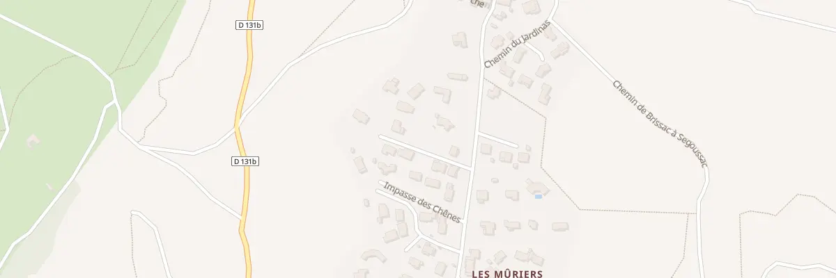 Plan du 15B Che de la Verrière à Rousson