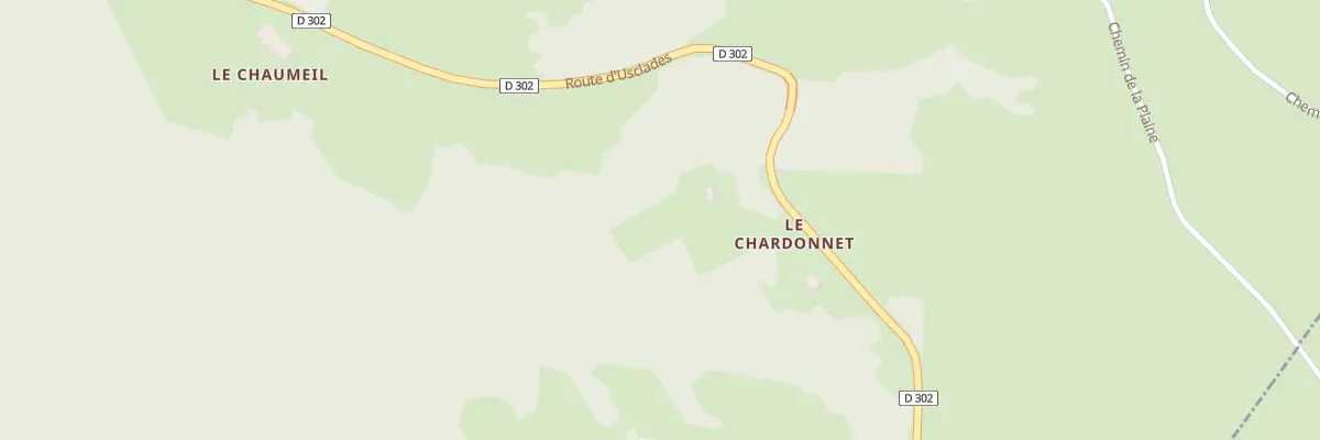 Plan du 5117B Le Chardonnet à Cros-de-Géorand
